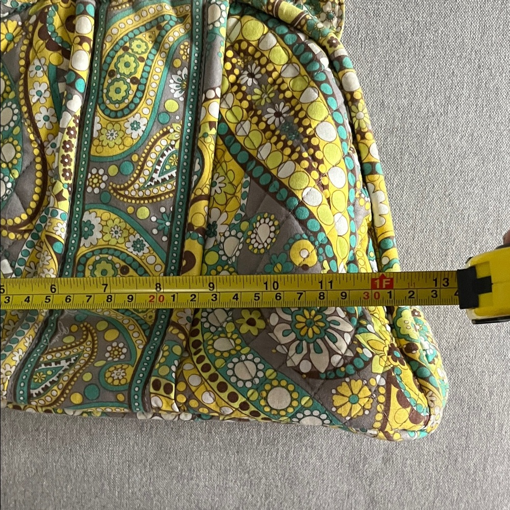 Vera Bradley Lemon Parfait Paisley Kiss lock Bag - Picture 11 of 16